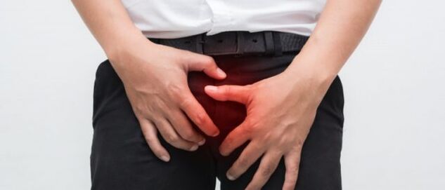 Skausmas kirkšnyje yra pagrindinis prostatito simptomas